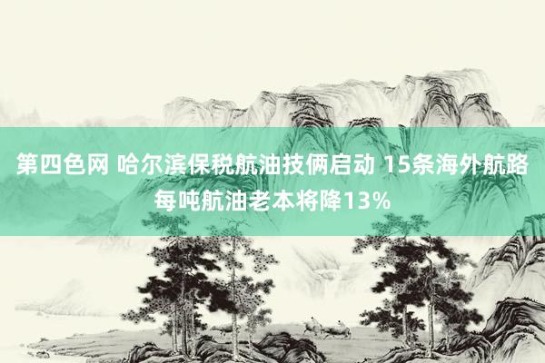 第四色网 哈尔滨保税航油技俩启动 15条海外航路每吨航油老本将降13%